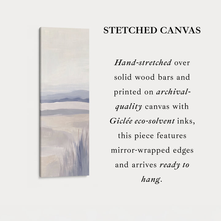 Long Tall Vertical Wall Art - Abstract Landscape Canvas