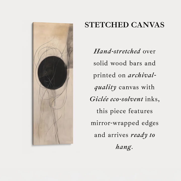 Minimalist Abstract Vertical Thin Large Wall Art Canvas