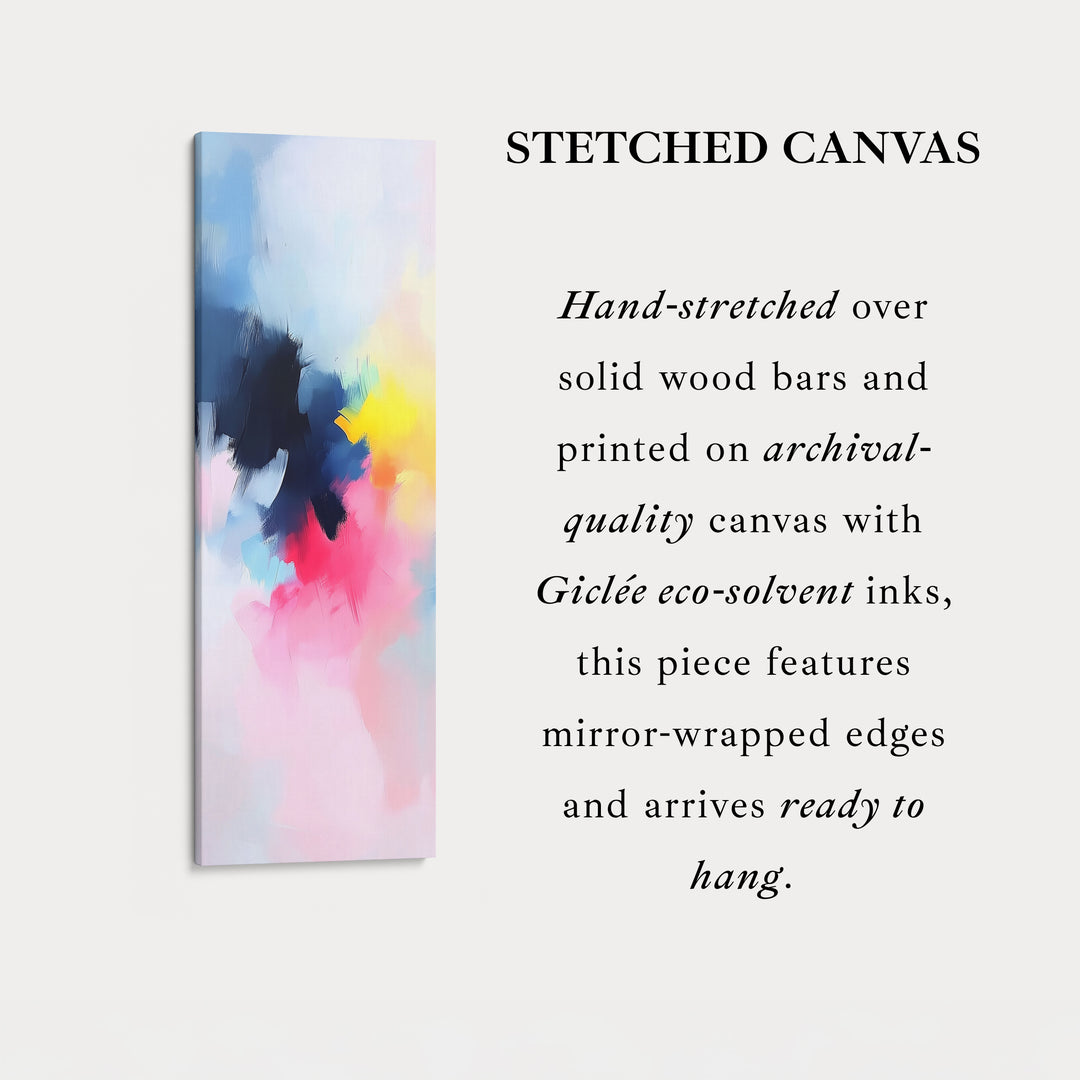 Vertical Long Wall Art Abstract Large Canvas Decor