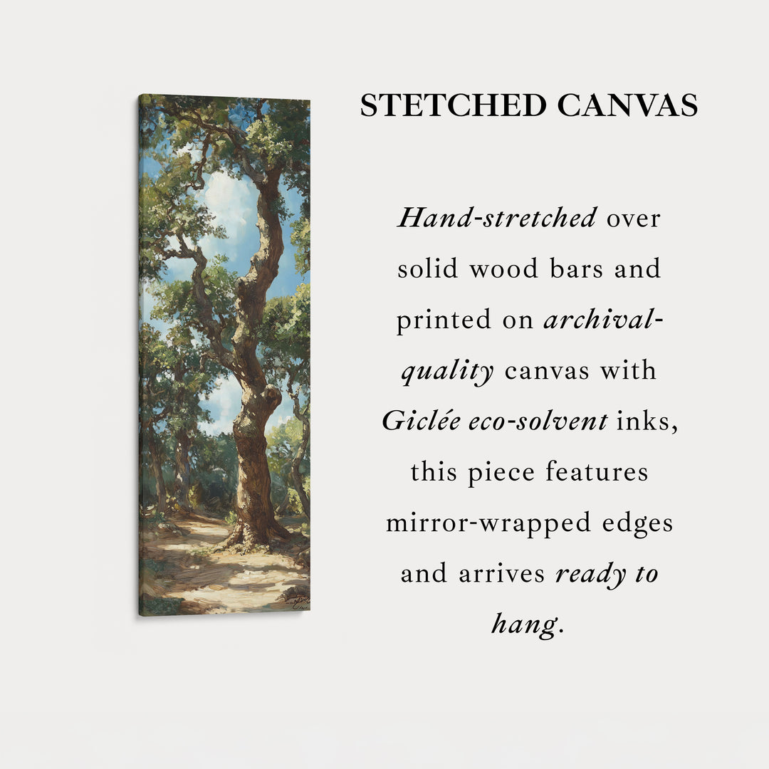 Ancient Oak Framed Canvas Wall Art For Living Room