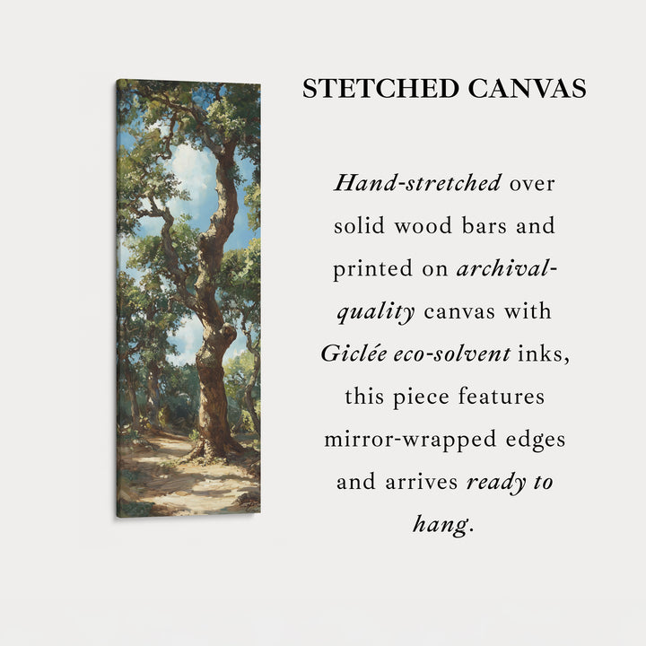 Ancient Oak Framed Canvas Wall Art For Living Room