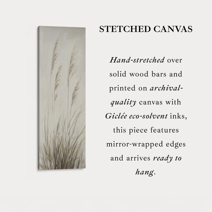 Wild Grass Vertical Wall Decor Tall Hallway Decor