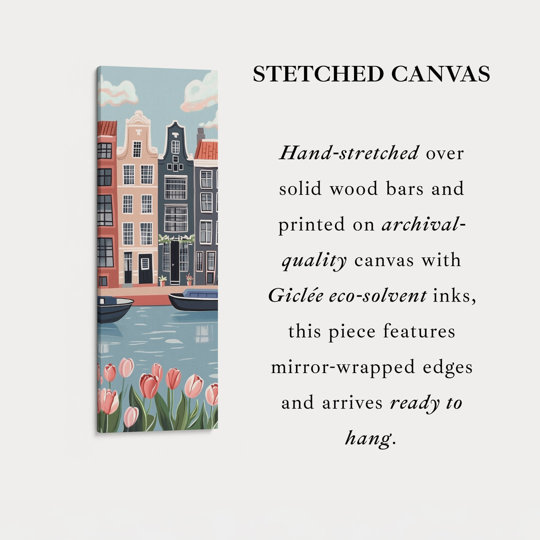 Amsterdam Vertical Bedroom Wall Art