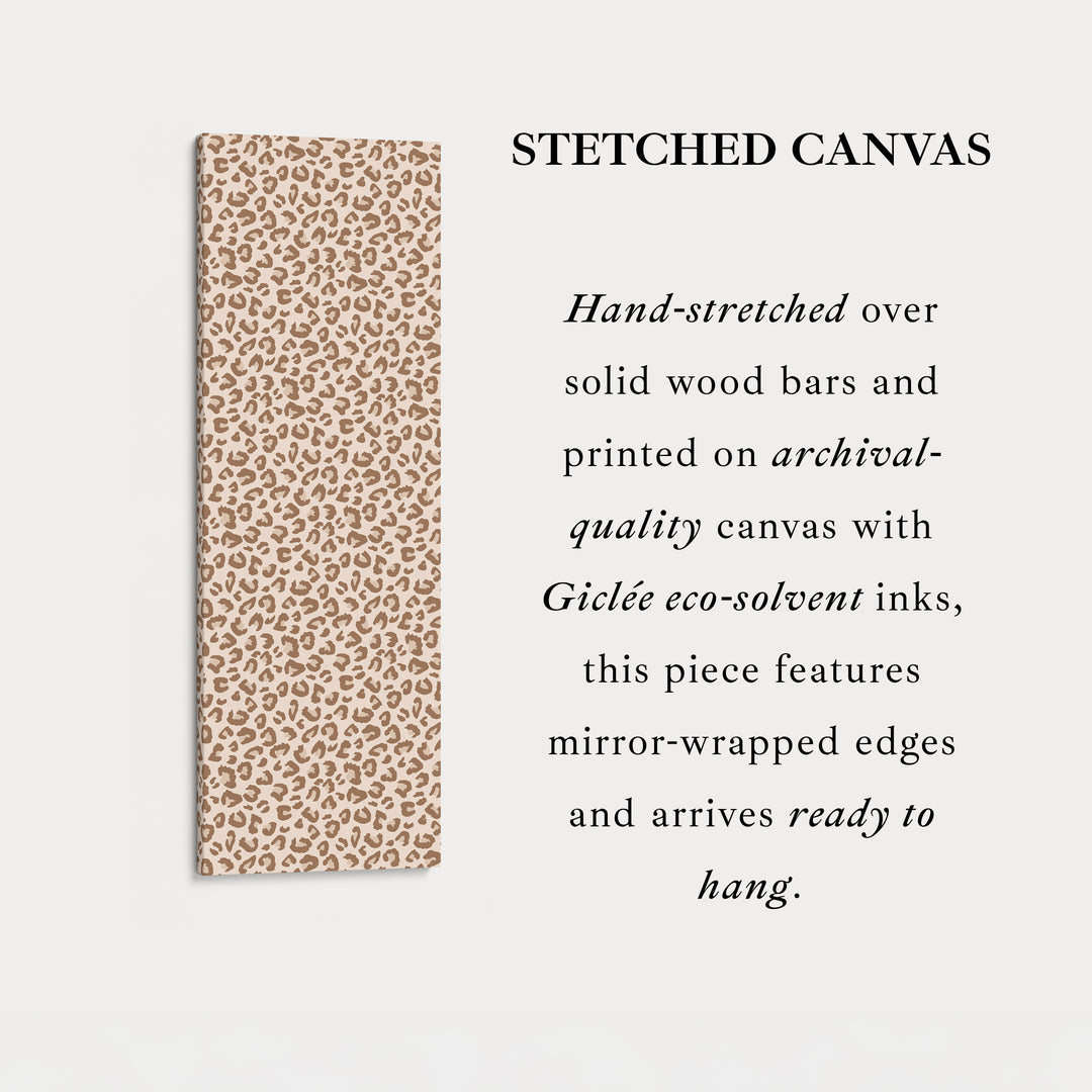 Leopard Print Vertical Tall Long Wall Art