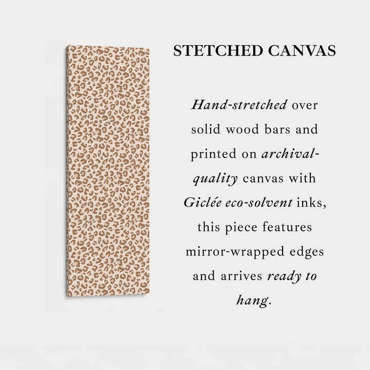 Leopard Print Vertical Tall Long Wall Art