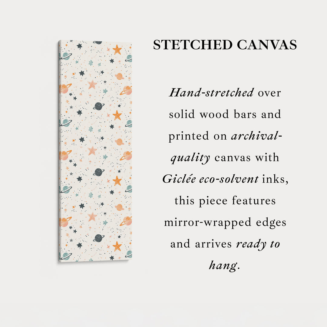 Vertical Kids Room Wall Decor Planets & Stars