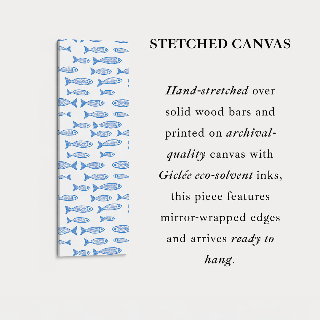 Sardines Vertical Kitchen Long Wall Decor