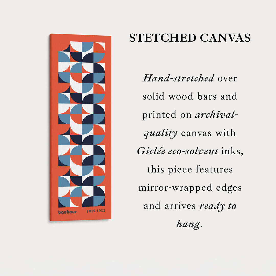 Vertical Pink Terracotta Decor Bauhaus Mid Century