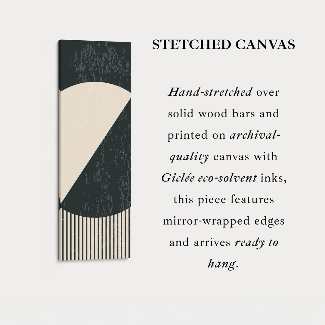 Art mural sur toile encadrée verticale Soleil Pop Art rétro pour chambre ou salon