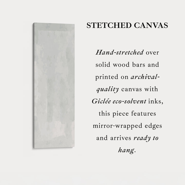 Vertical Wall Art Grey Beige Tall Canvas For Hallway