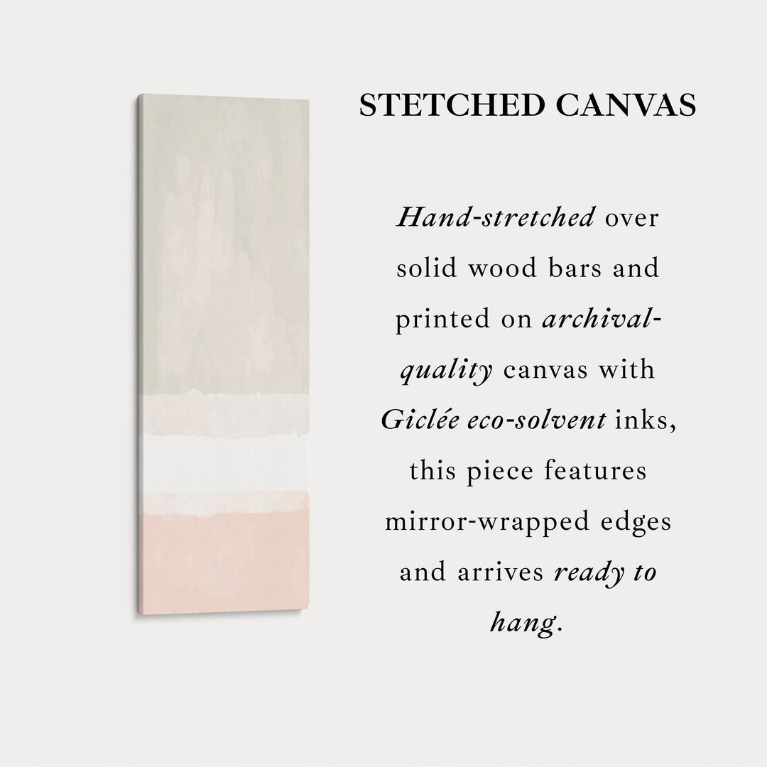 Tall Canvas Wall Art Beige Vertical Framed Canvas For Living Room