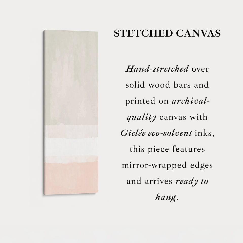 Tall Canvas Wall Art Beige Vertical Framed Canvas For Living Room