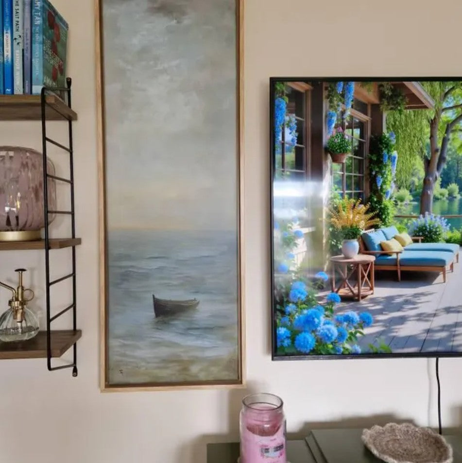 Coastal vertical wall art