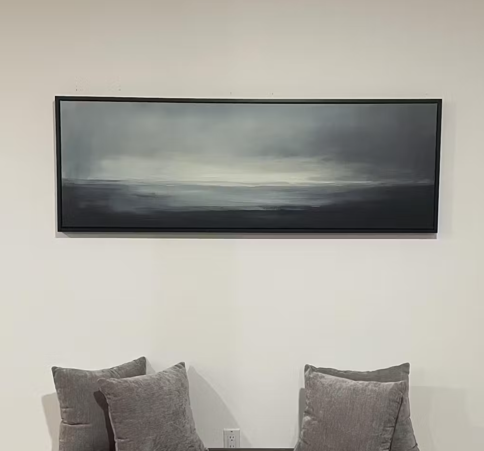 above bed wall art